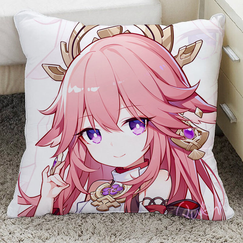 Genshin Impact Throw Pillow-3